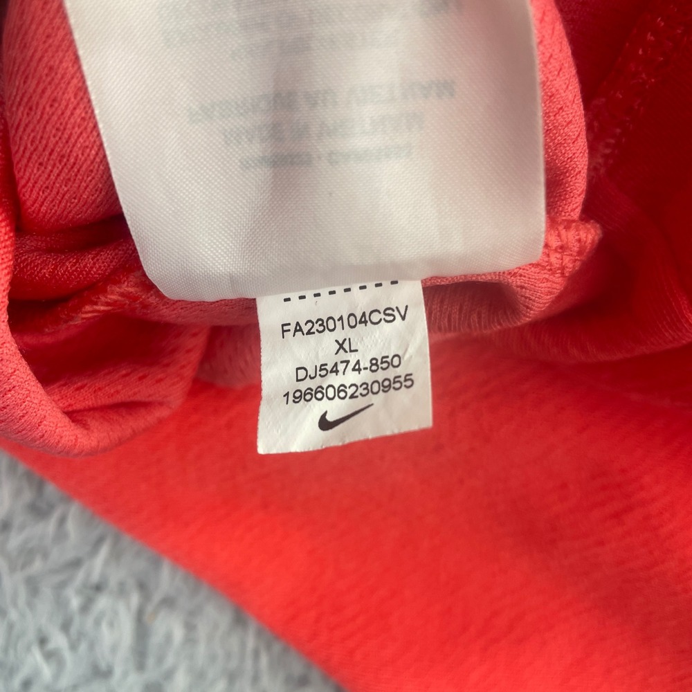 Nike Pullover Mens XL Coral Orange Dri-FIT 1/4 Zip Golf Training DJ5474-850 - Picture 5 of 6